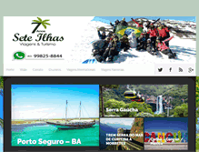 Tablet Screenshot of agenciaseteilhas.com.br